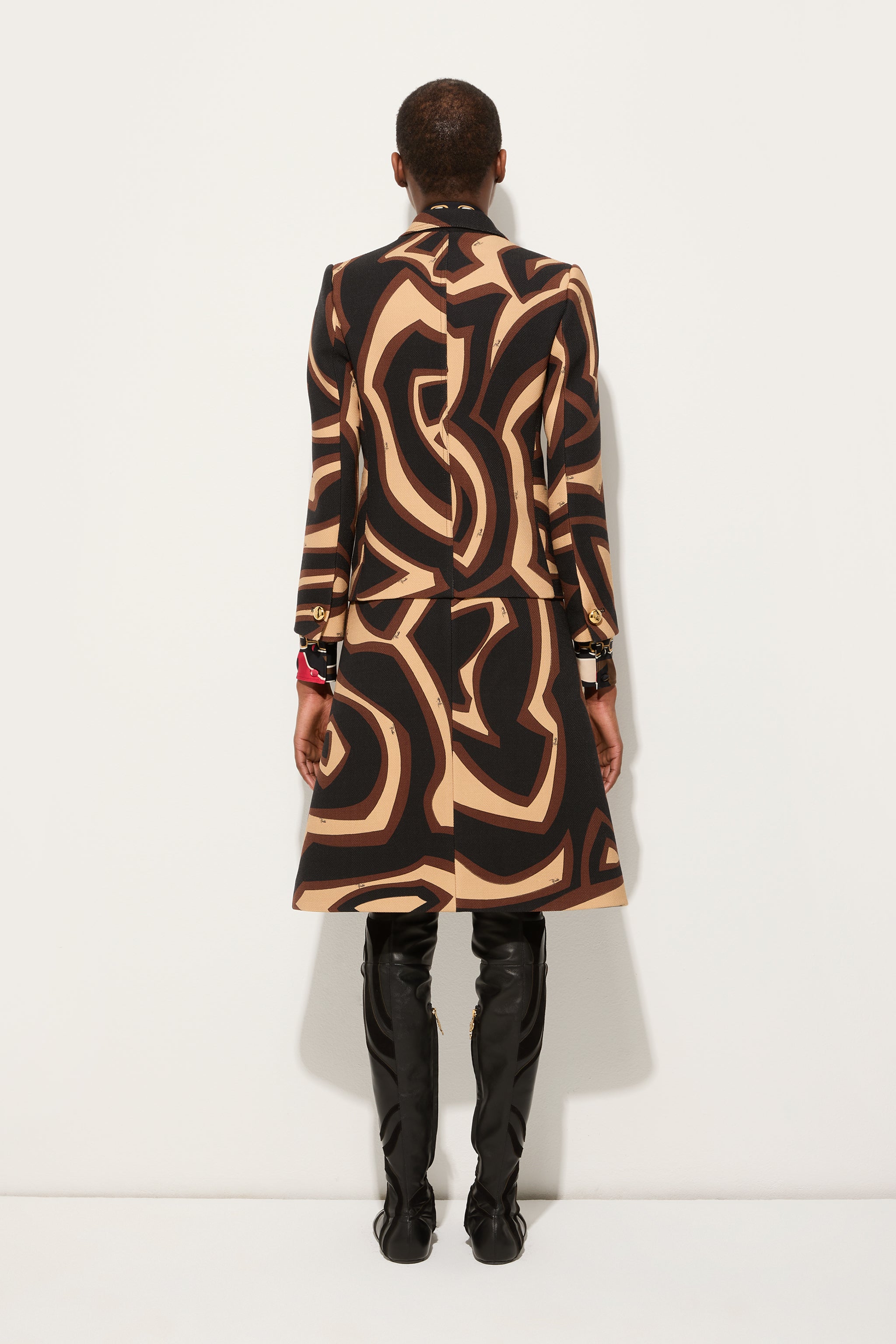 Labirinto Print Grand Poudre Jacket
 WOMAN Pucci