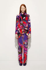 Orchidee Print Velvet Jacket
 WOMAN Pucci