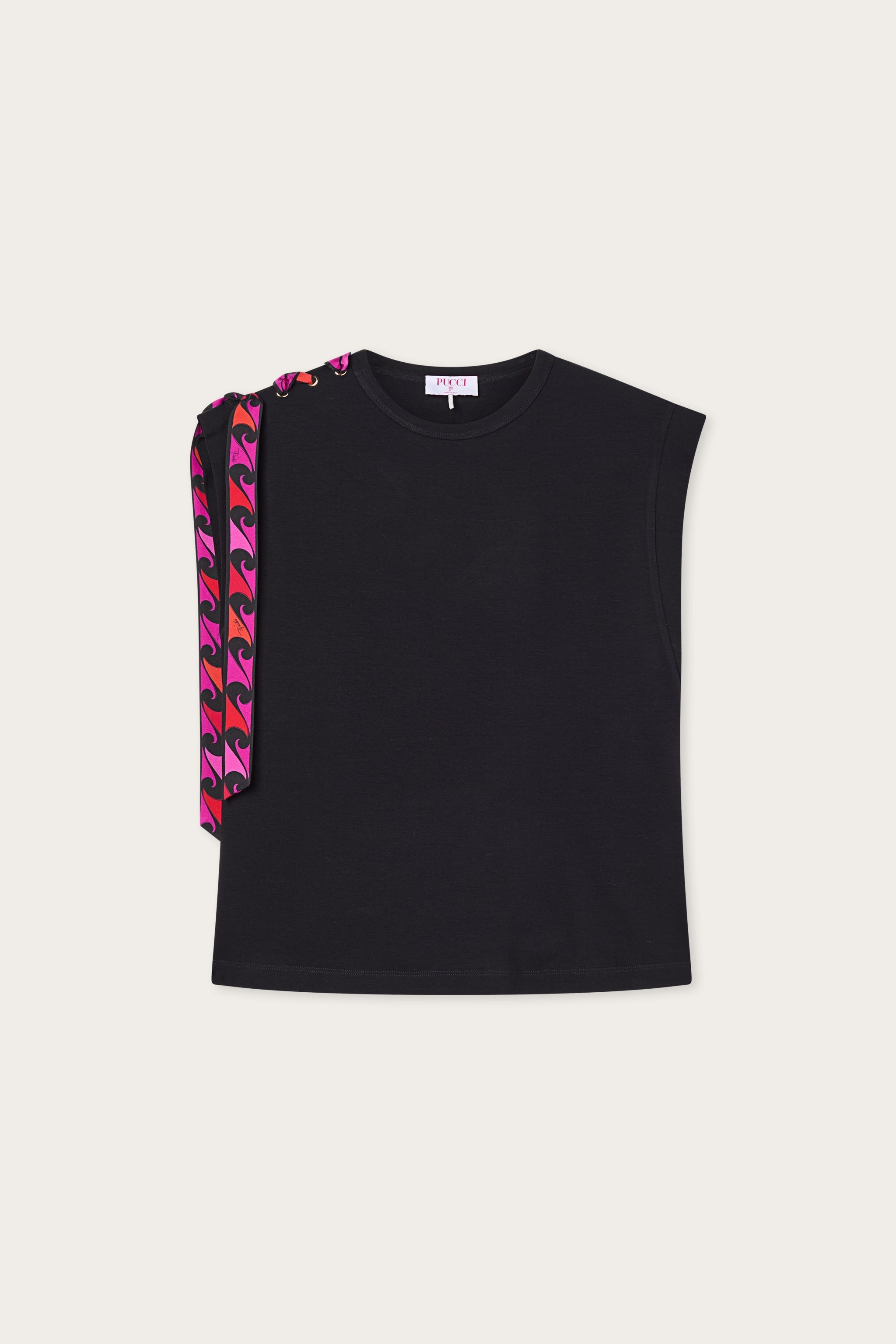 T-shirt with Foulard Detail
 WOMAN Pucci