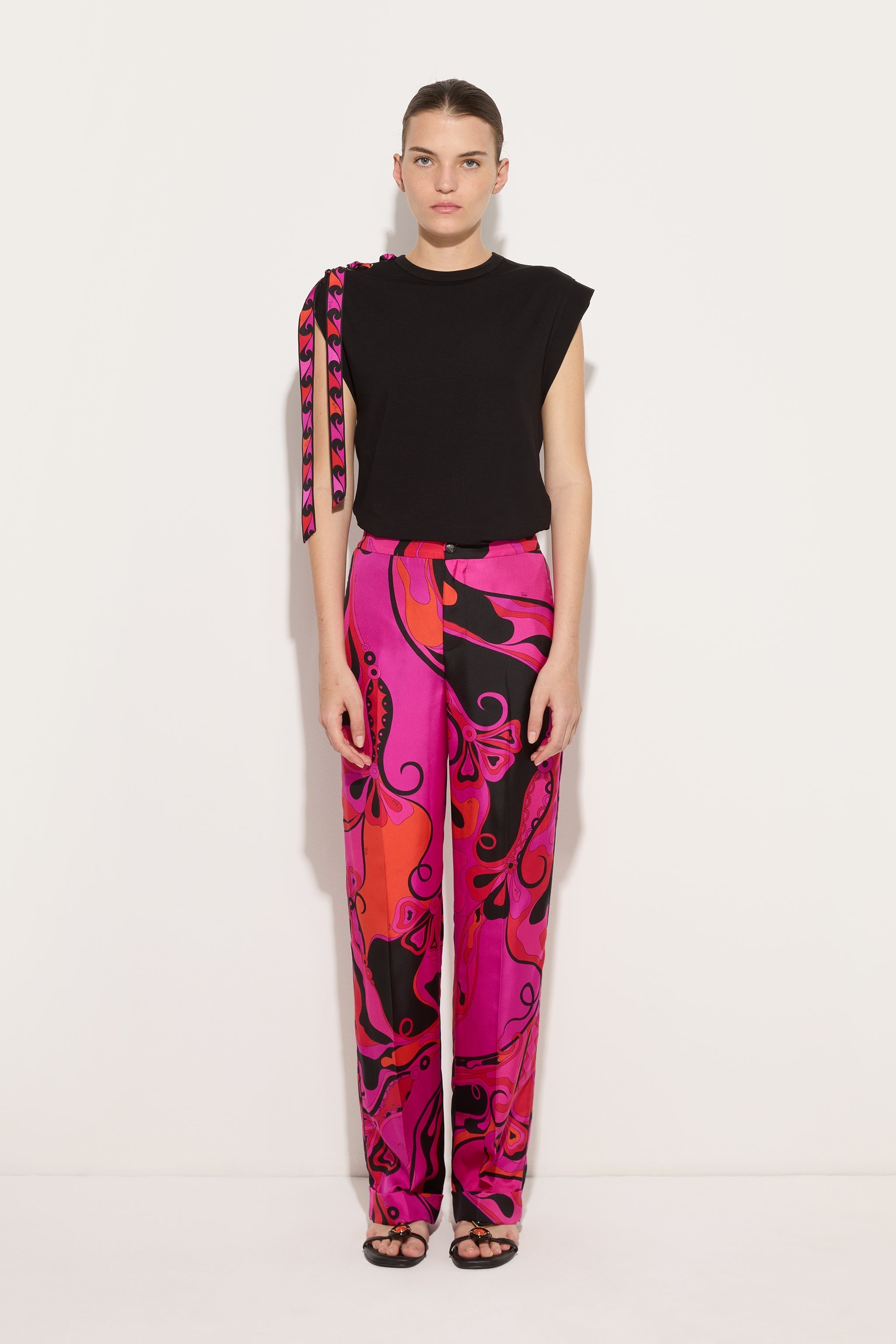 T-shirt with Foulard Detail
 WOMAN Pucci