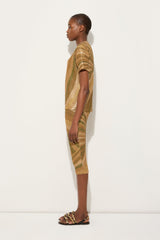 Marmo Print Jersey Lamé T-shirt
 WOMAN Pucci