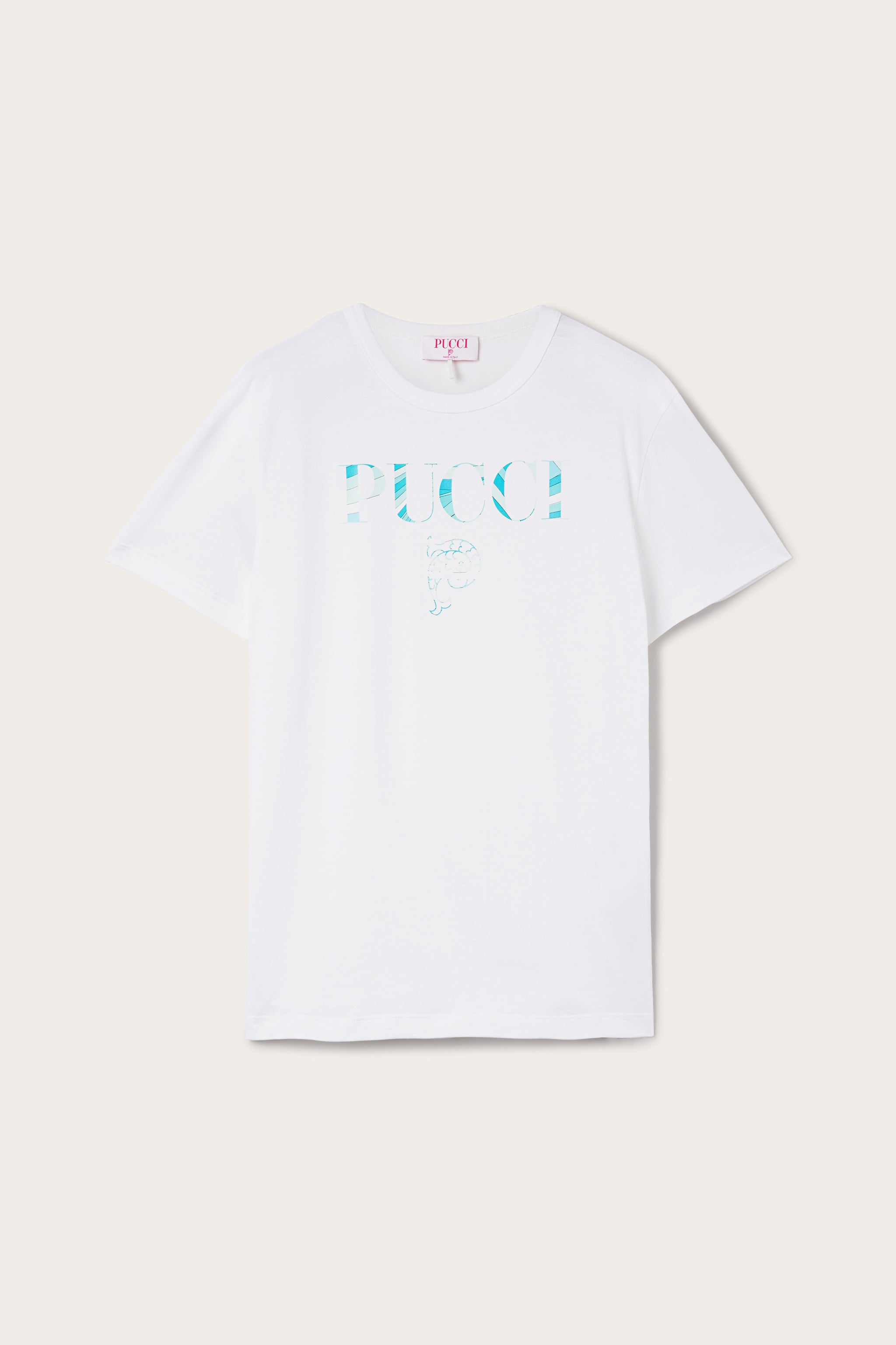 Cotton T-shirt with Pucci Logo
 WOMAN Pucci