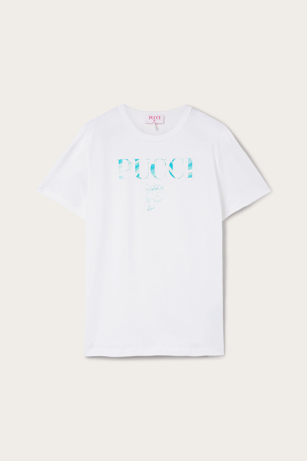 Cotton T-shirt with Pucci Logo
 WOMAN Pucci