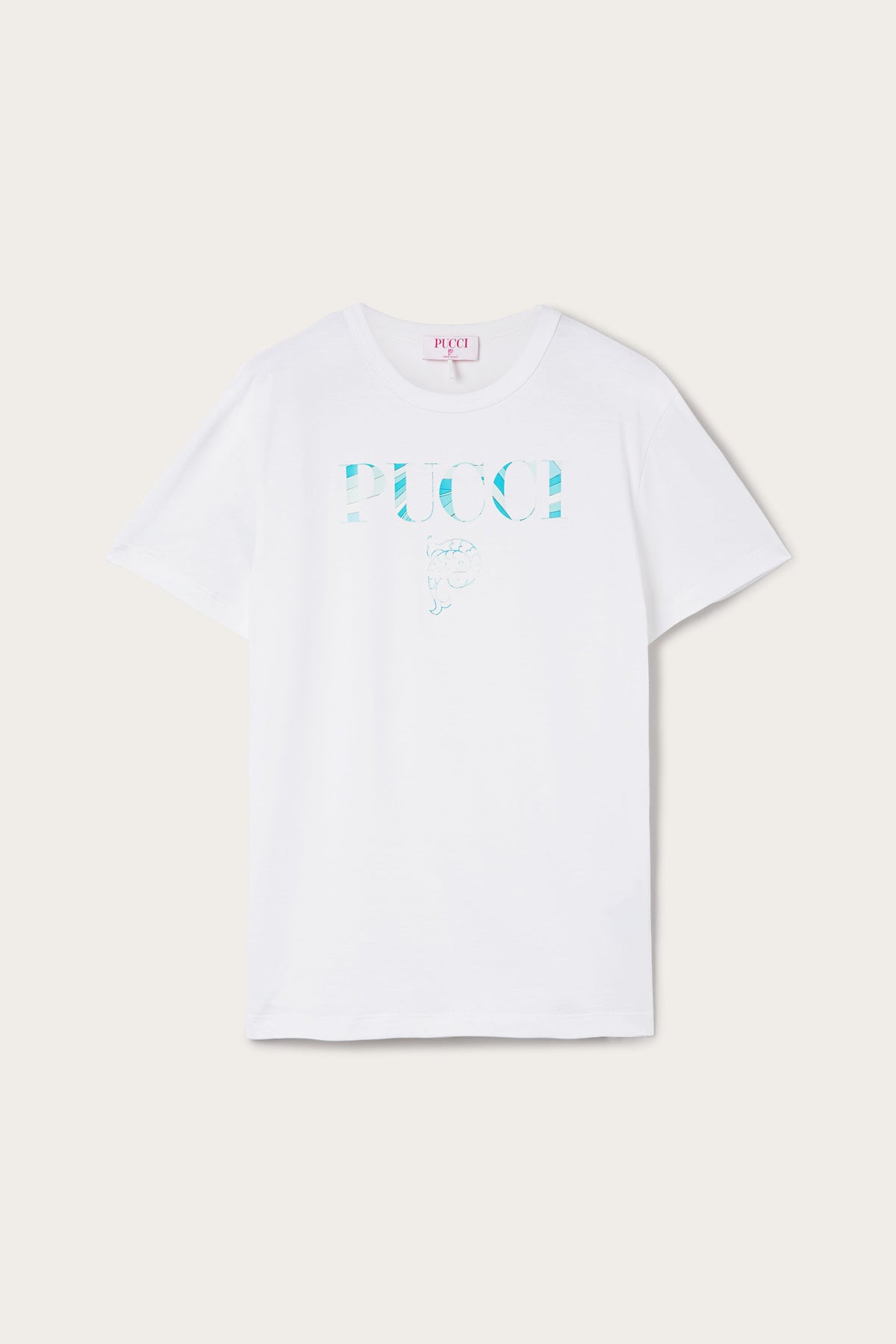 Cotton T-shirt with Pucci Logo
 WOMAN Pucci