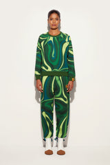 Fleece Sweatshirt Marmo Print
 WOMAN Pucci