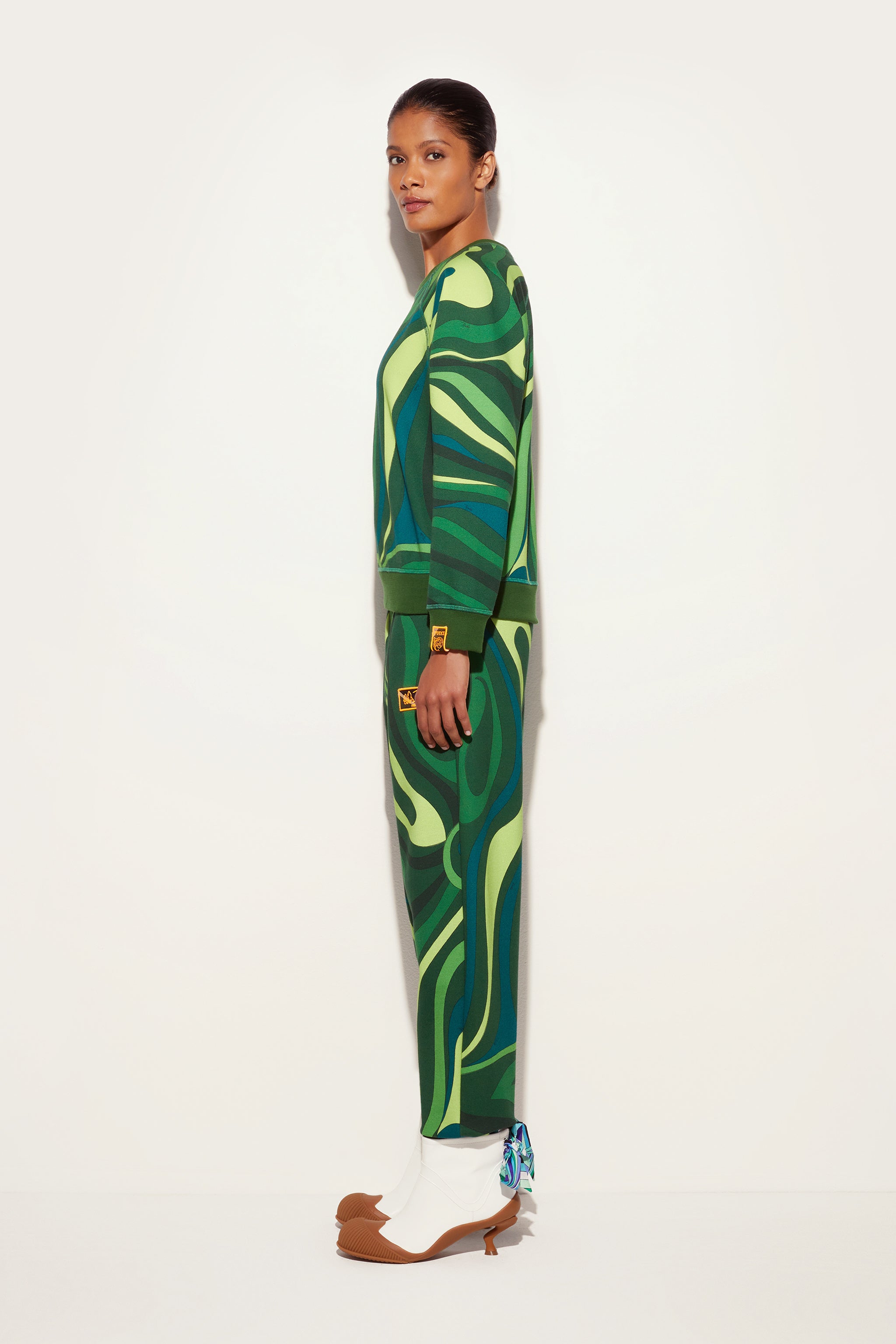 Fleece Sweatshirt Marmo Print
 WOMAN Pucci
