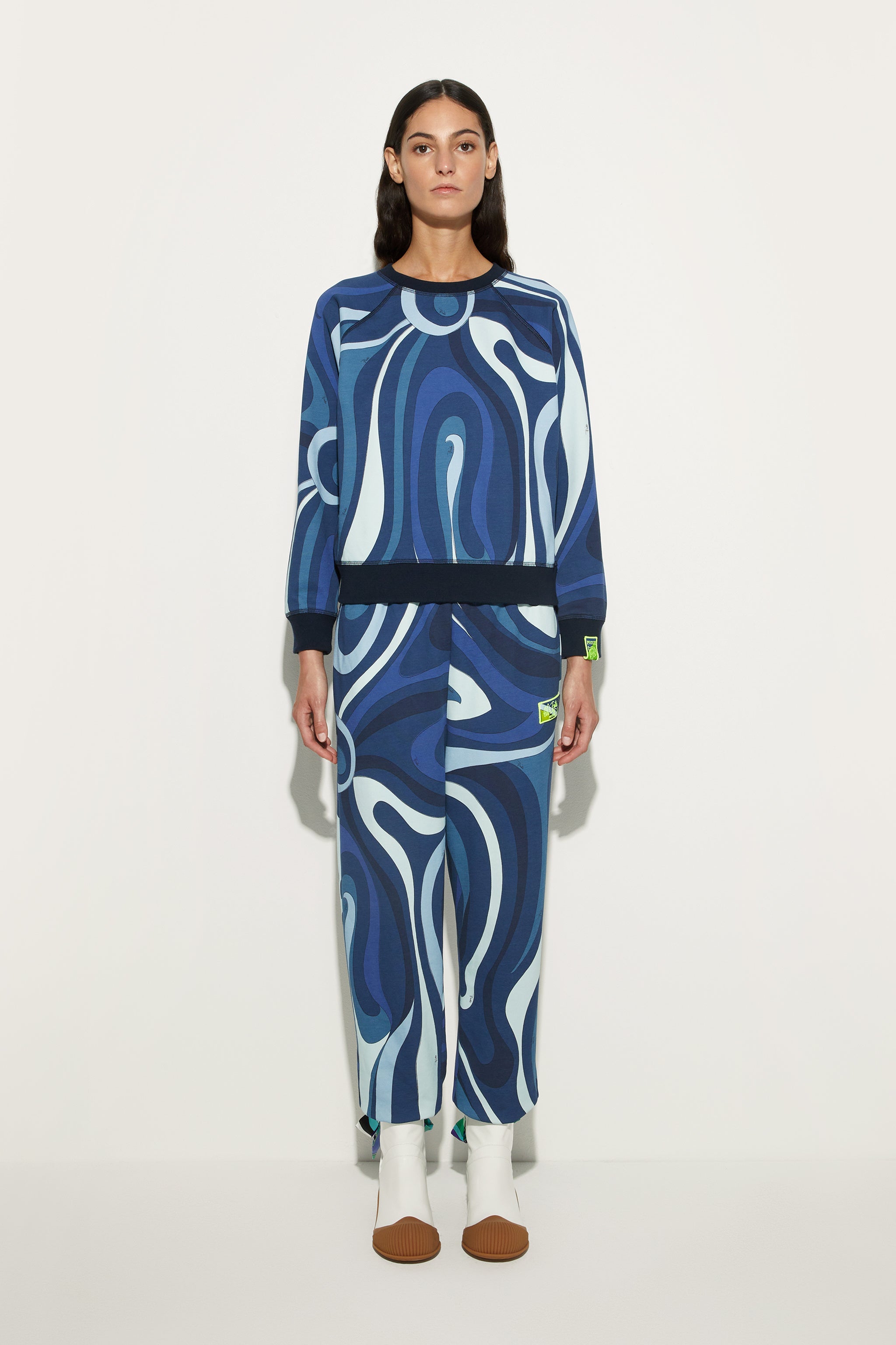 Fleece Sweatshirt Marmo Print
 WOMAN Pucci