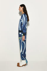 Fleece Sweatshirt Marmo Print
 WOMAN Pucci