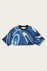 Marmo-Print Cotton T-shirt
 WOMAN Pucci