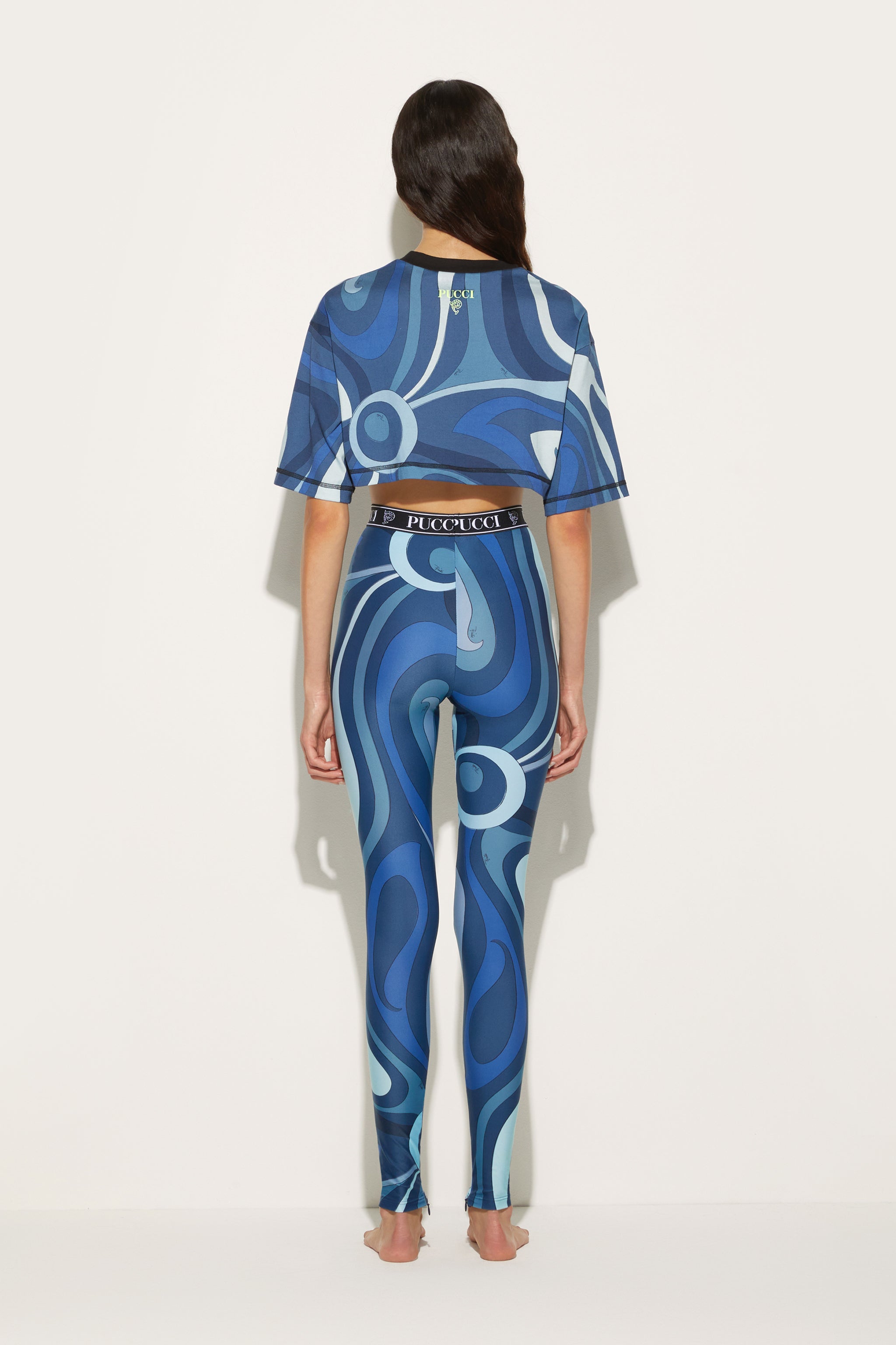 Marmo-Print Cotton T-shirt
 WOMAN Pucci