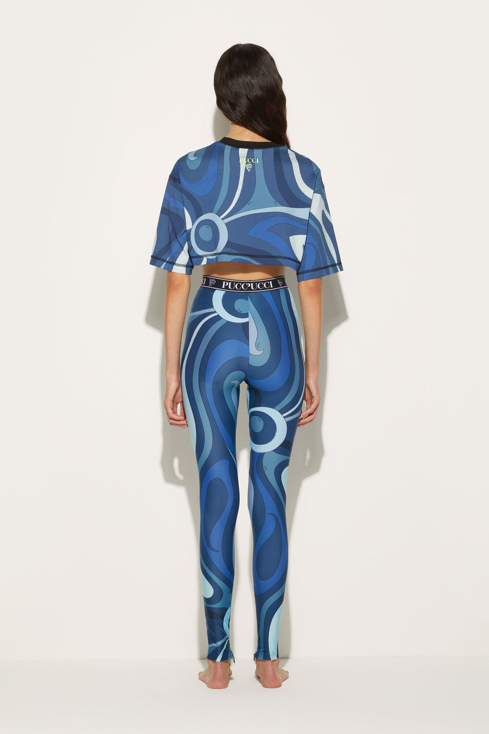 Marmo-Print Cotton T-shirt
 WOMAN Pucci