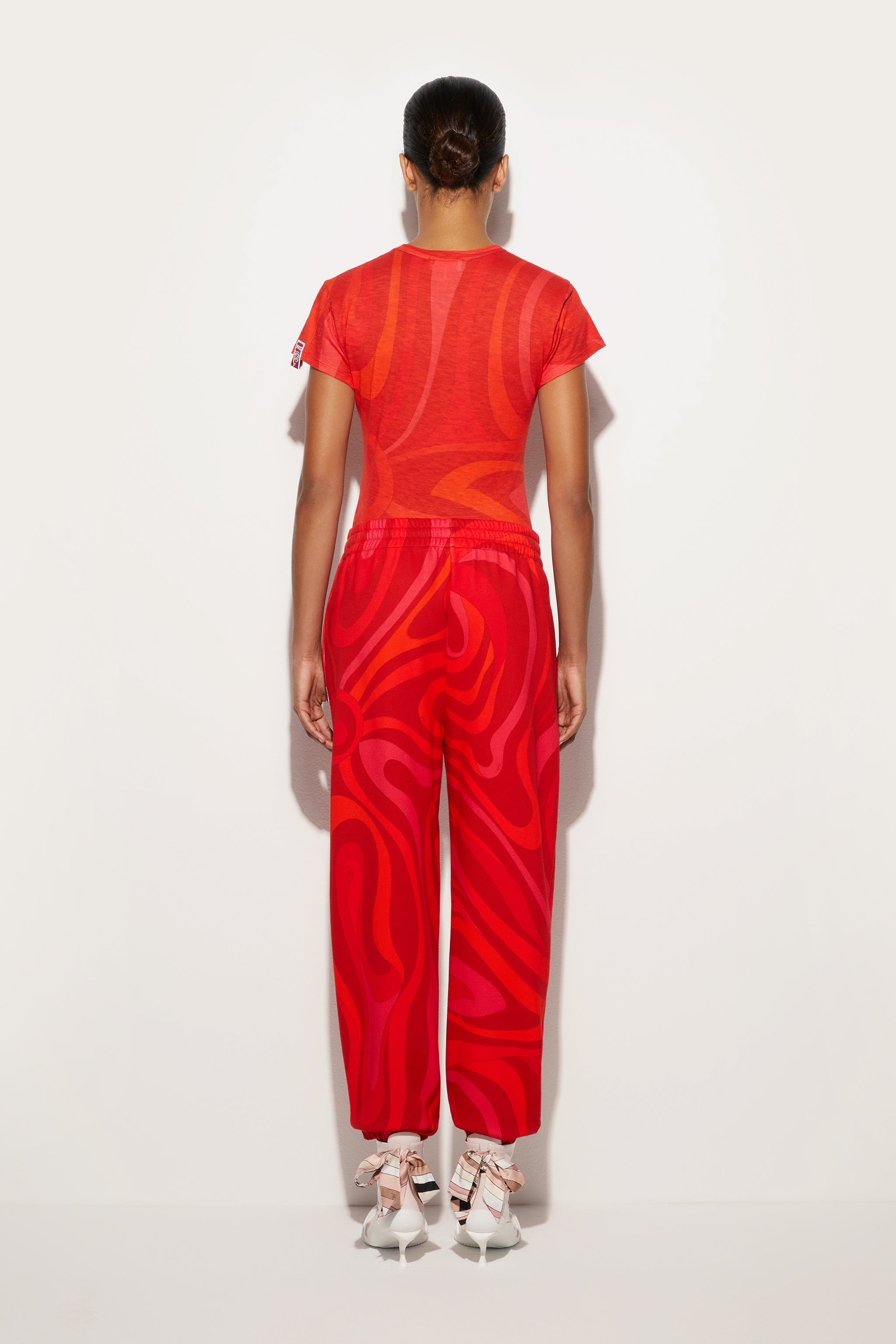 Flamed Jersey T-Shirt with Allover Print
 WOMAN Pucci