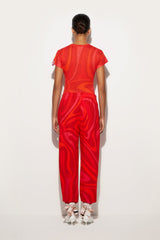 Flamed Jersey T-Shirt with Allover Print
 WOMAN Pucci