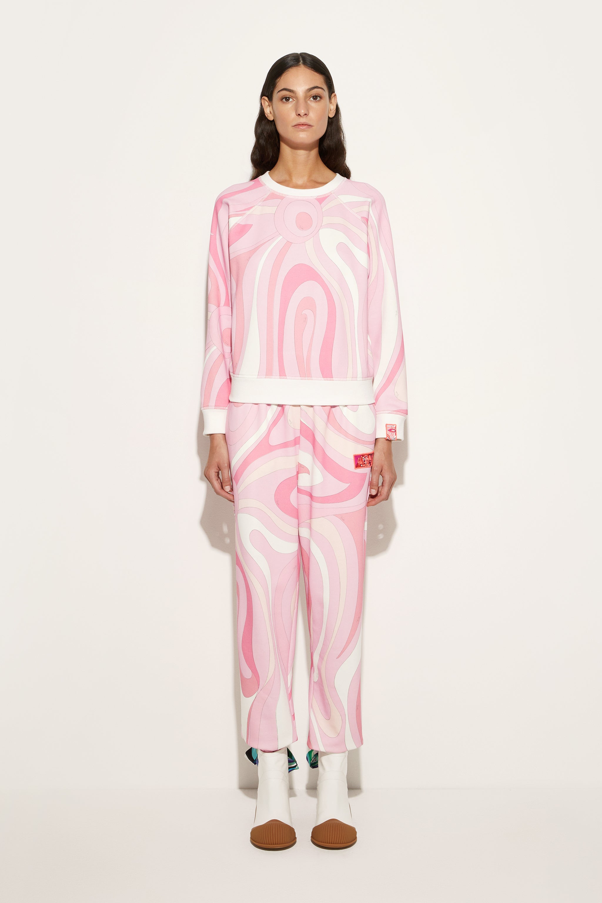 Fleece Sweatshirt Marmo Print
 WOMAN Pucci