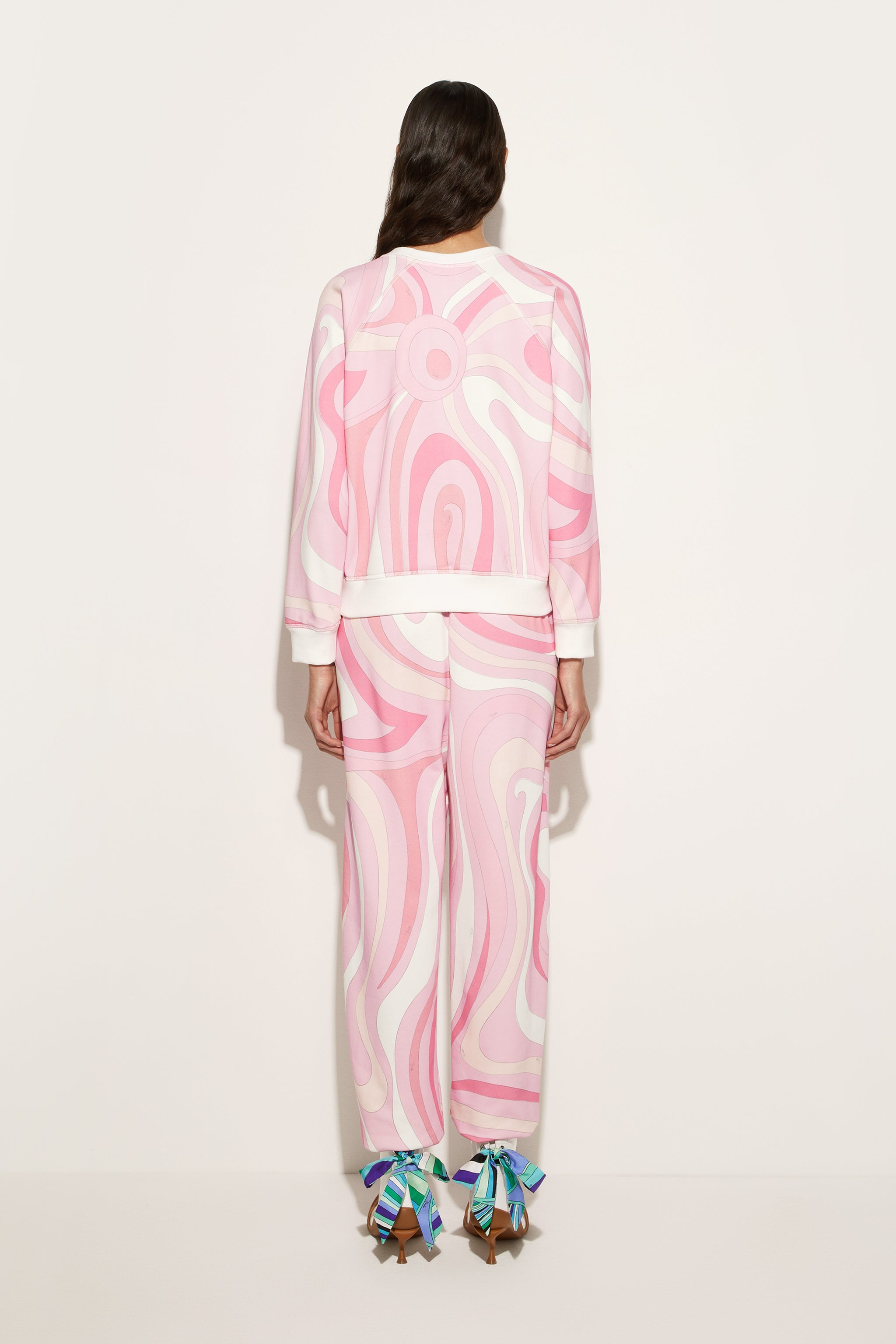 Fleece Sweatshirt Marmo Print
 WOMAN Pucci