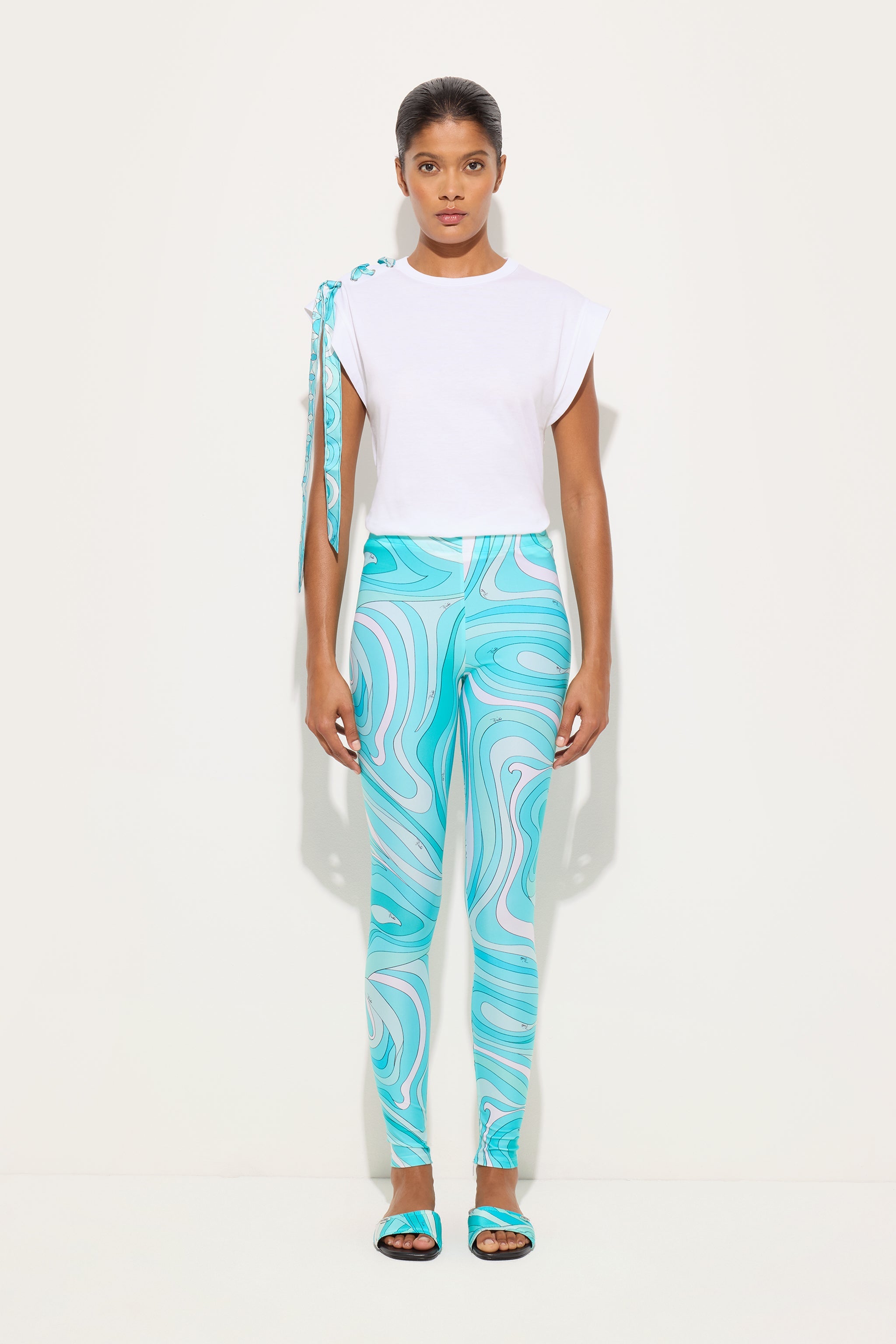 Marmo Print Leggings
 WOMAN Pucci