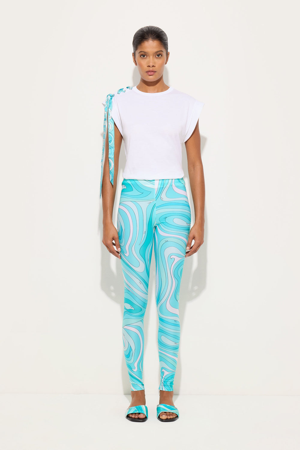 Marmo Print Leggings
 WOMAN Pucci
