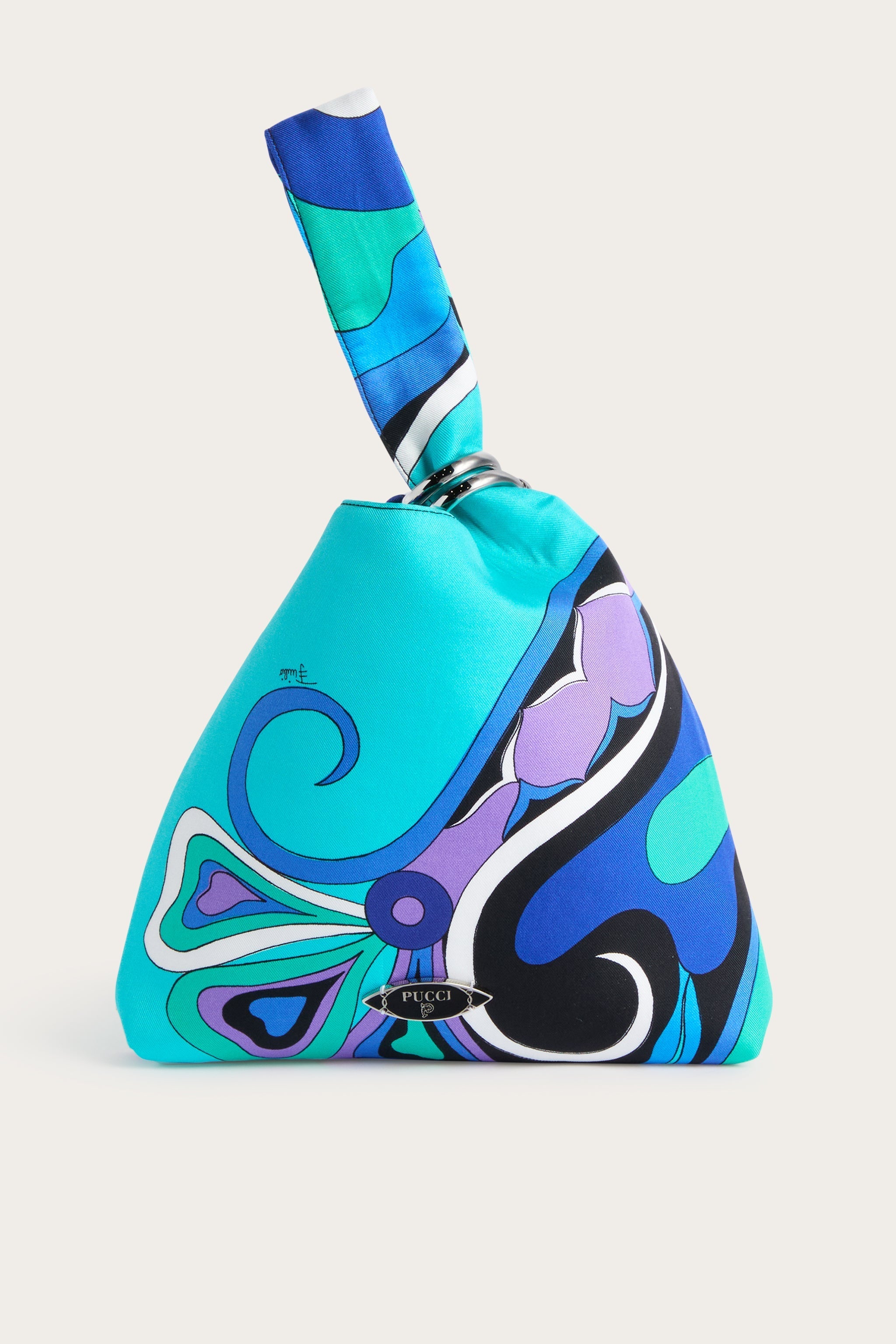 Orchidee Print Emilio Silk Bag
 WOMAN Pucci