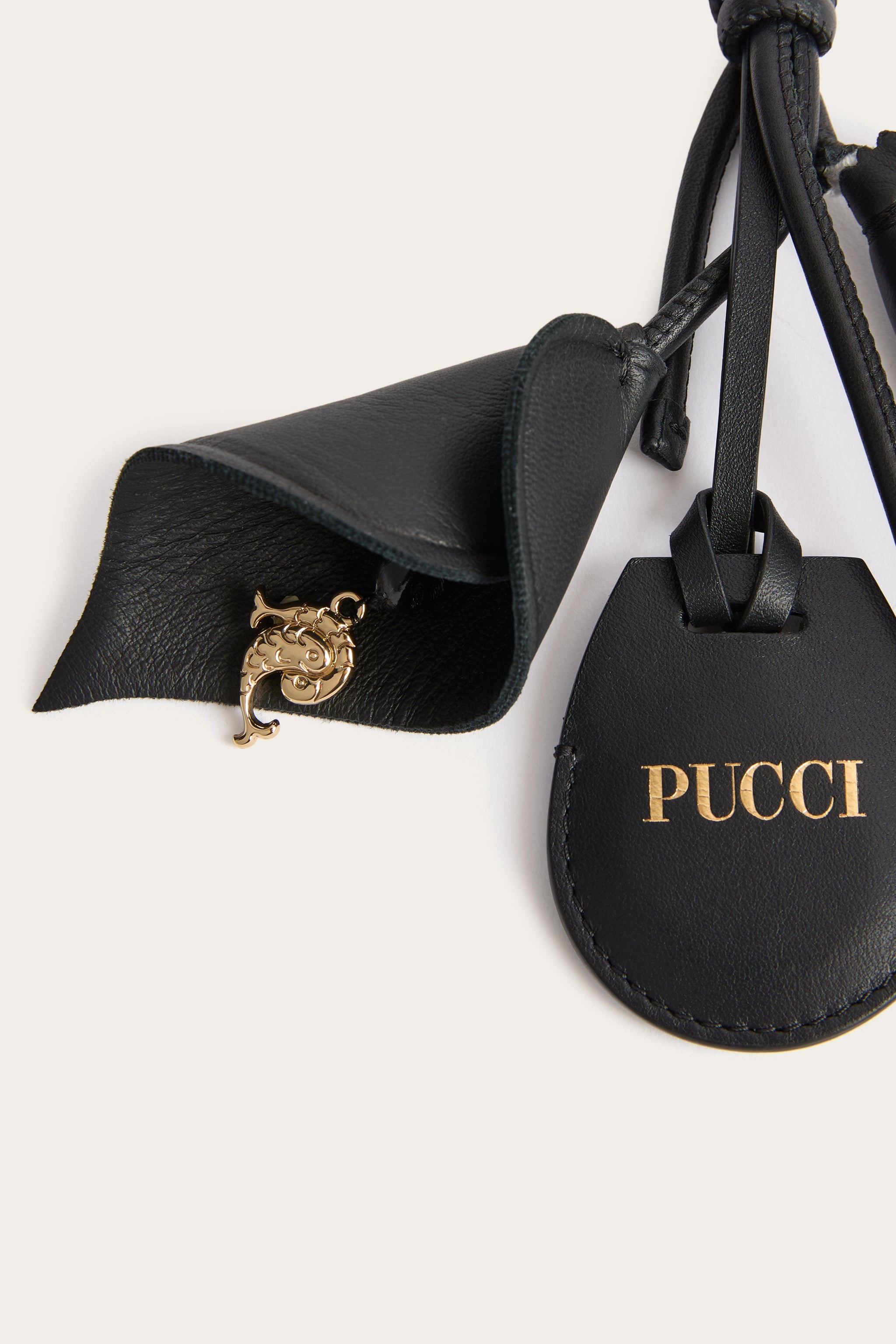 Leather Keyring and Tag Holder
 WOMAN Pucci