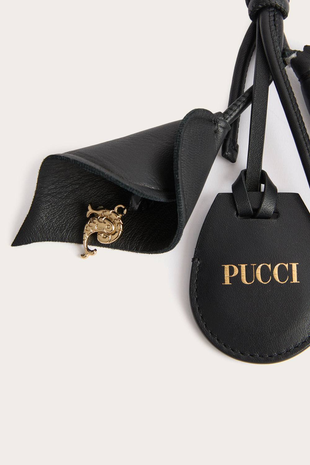 Leather Keyring and Tag Holder
 WOMAN Pucci