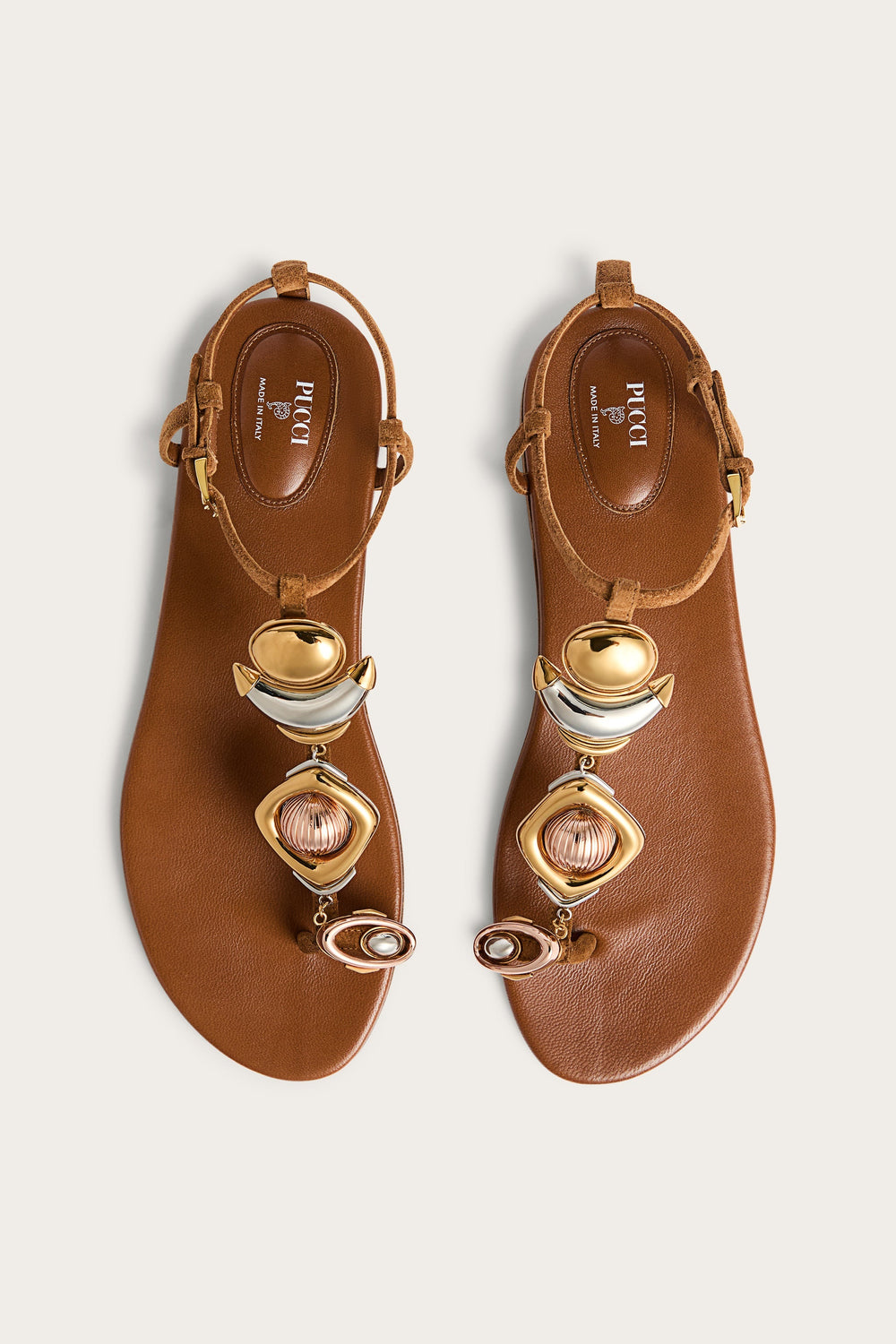 Bijoux Leather Sandals
 WOMAN Pucci