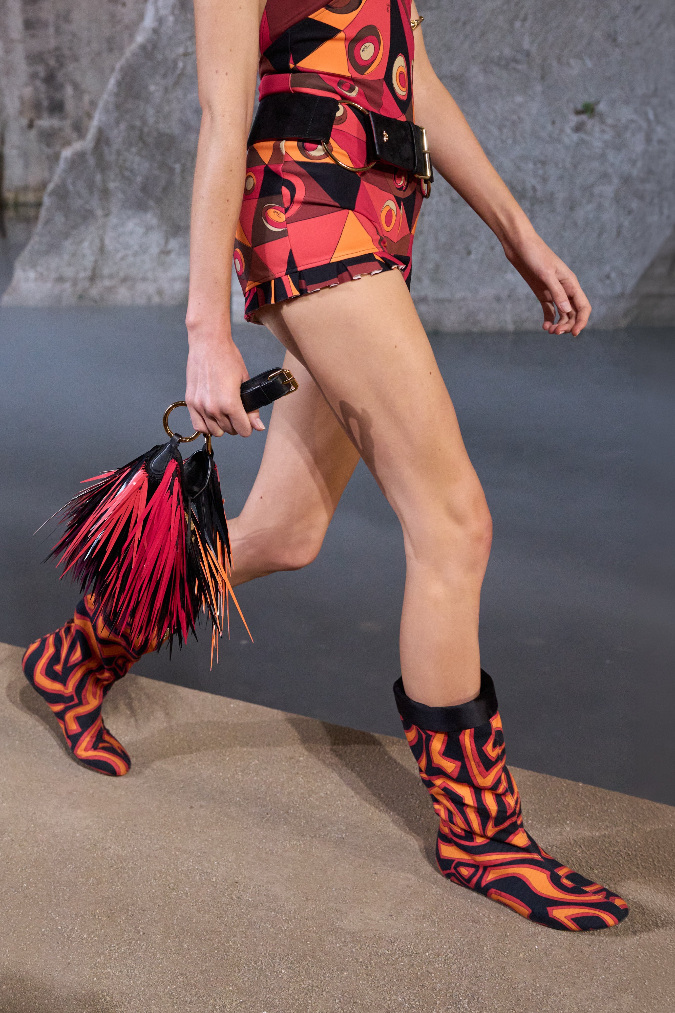 Labirinto Print Boots
 WOMAN Pucci