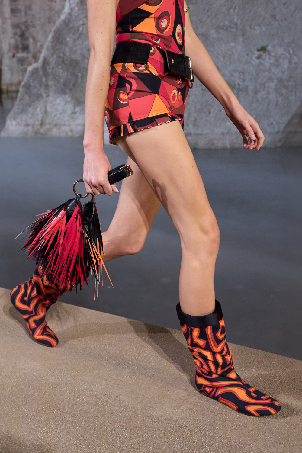 Labirinto Print Boots
 WOMAN Pucci