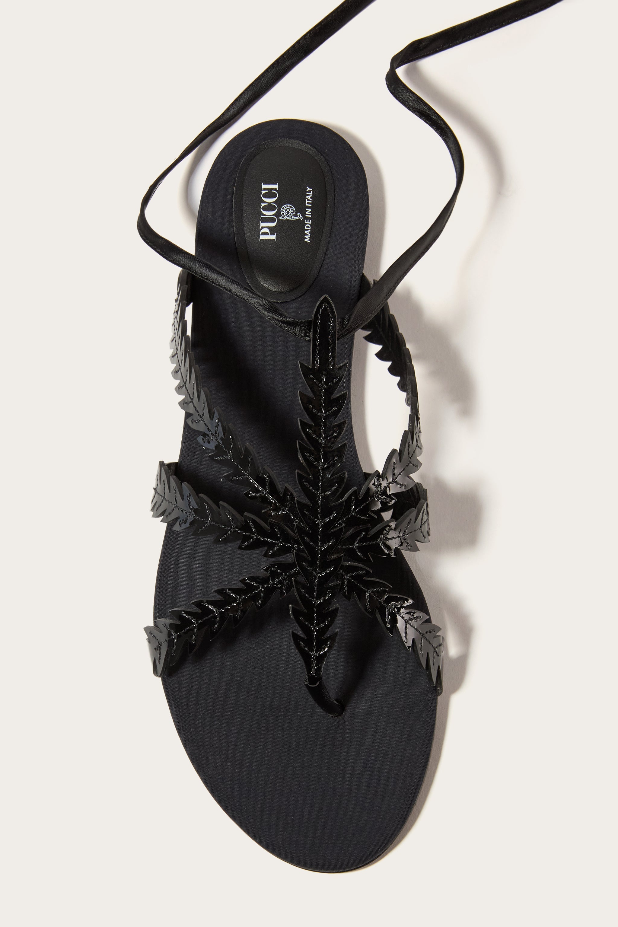 Feather-Embellished Sandals
 WOMAN Pucci