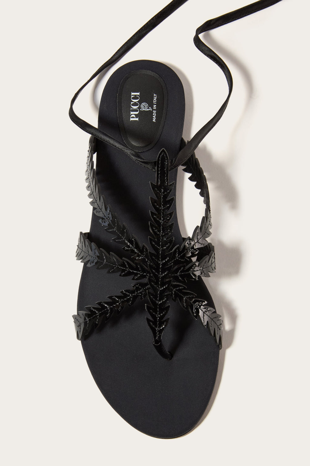 Feather-Embellished Sandals
 WOMAN Pucci