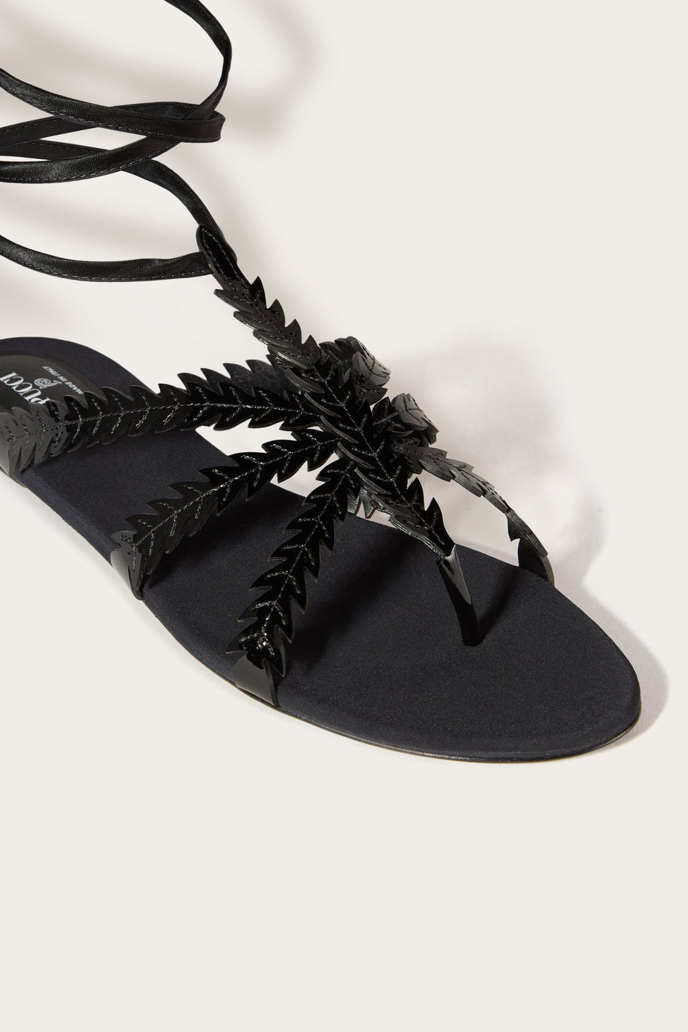 Feather-Embellished Sandals
 WOMAN Pucci