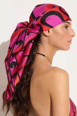 Soleil Print Silk Carrè
 WOMAN Pucci