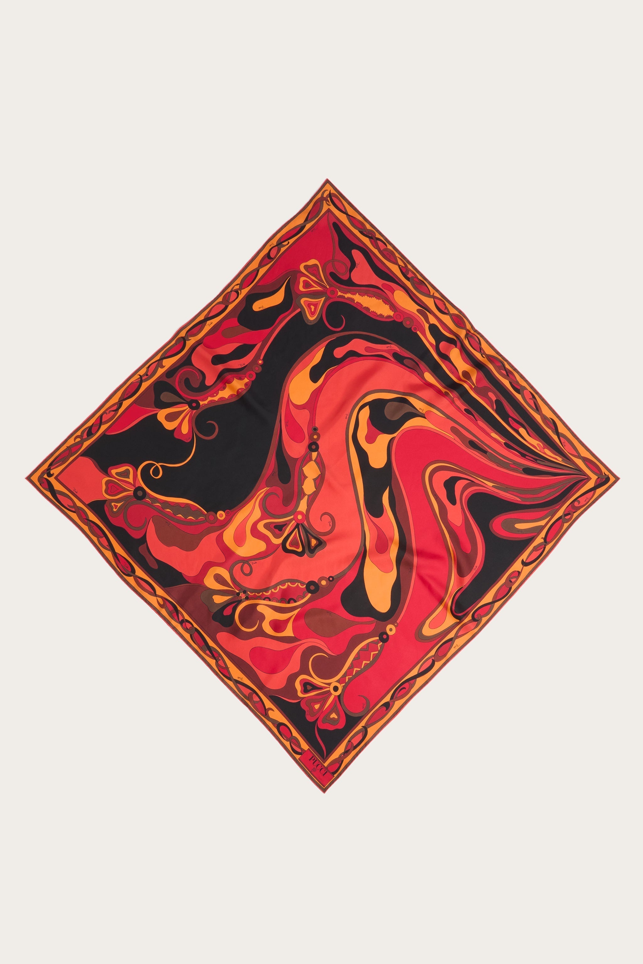 Orchidee Print Silk Carrè
 WOMAN Pucci