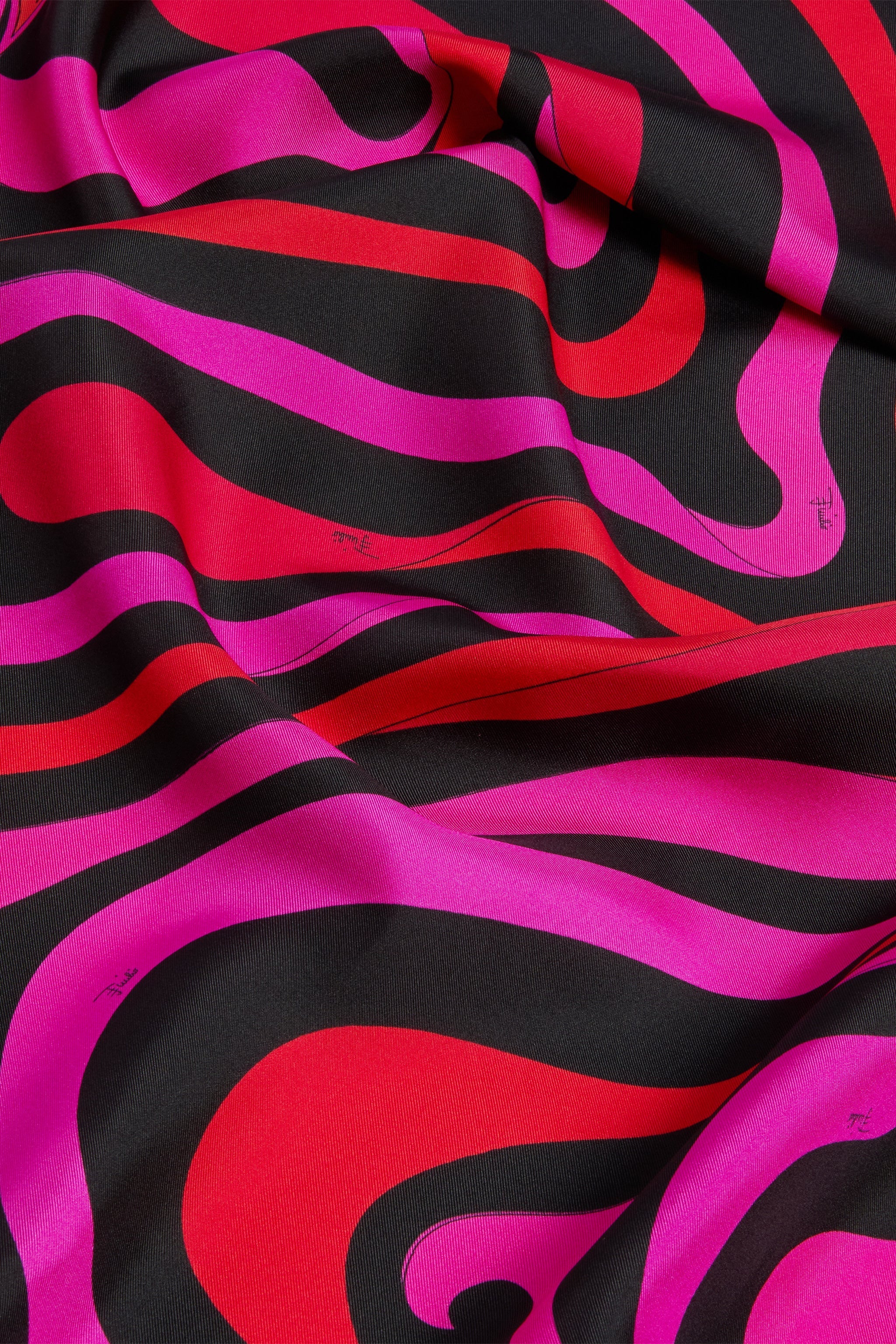 Mixed Print Silk Triangle Scarf
 WOMAN Pucci