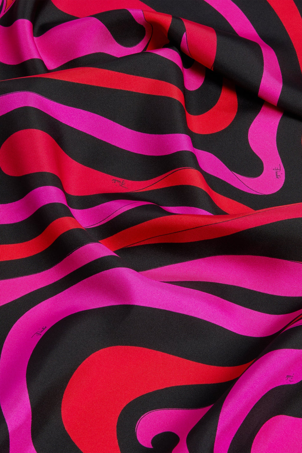 Mixed Print Silk Triangle Scarf
 WOMAN Pucci