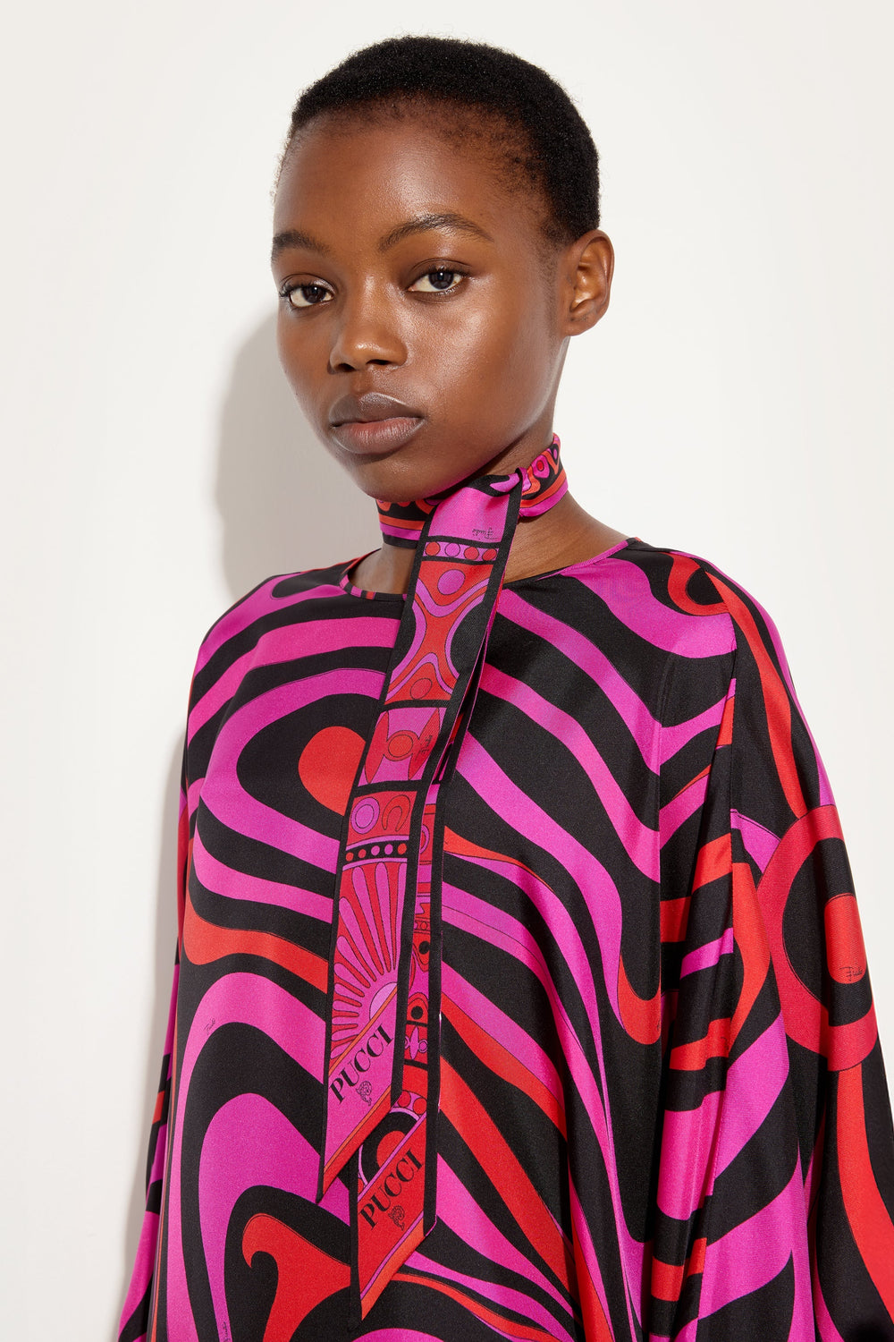 Mixed Print Silk Twill
 WOMAN Pucci