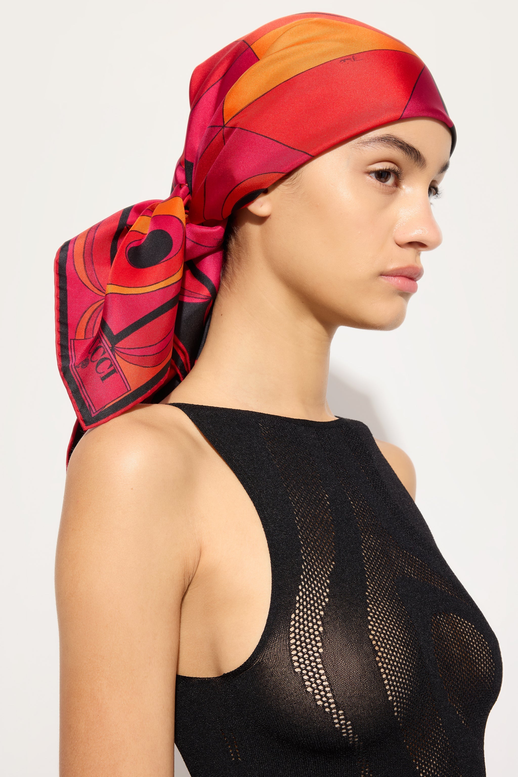 Angoli Print Silk Scarf
 WOMAN Pucci