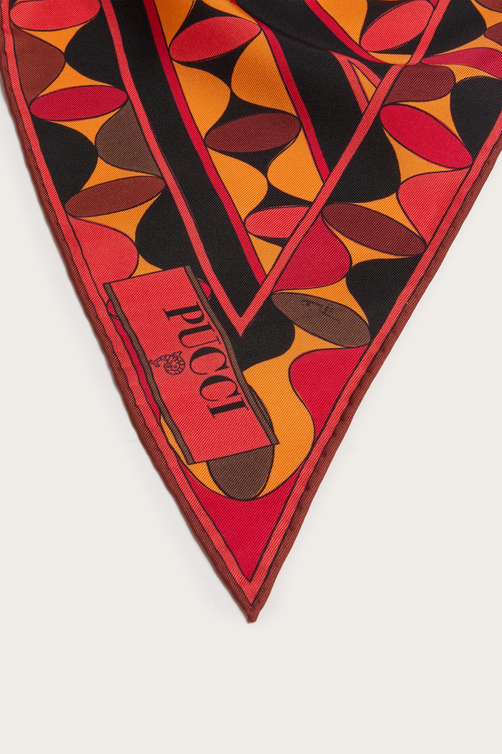 Manuba Print Silk Triangle Scarf
 WOMAN Pucci