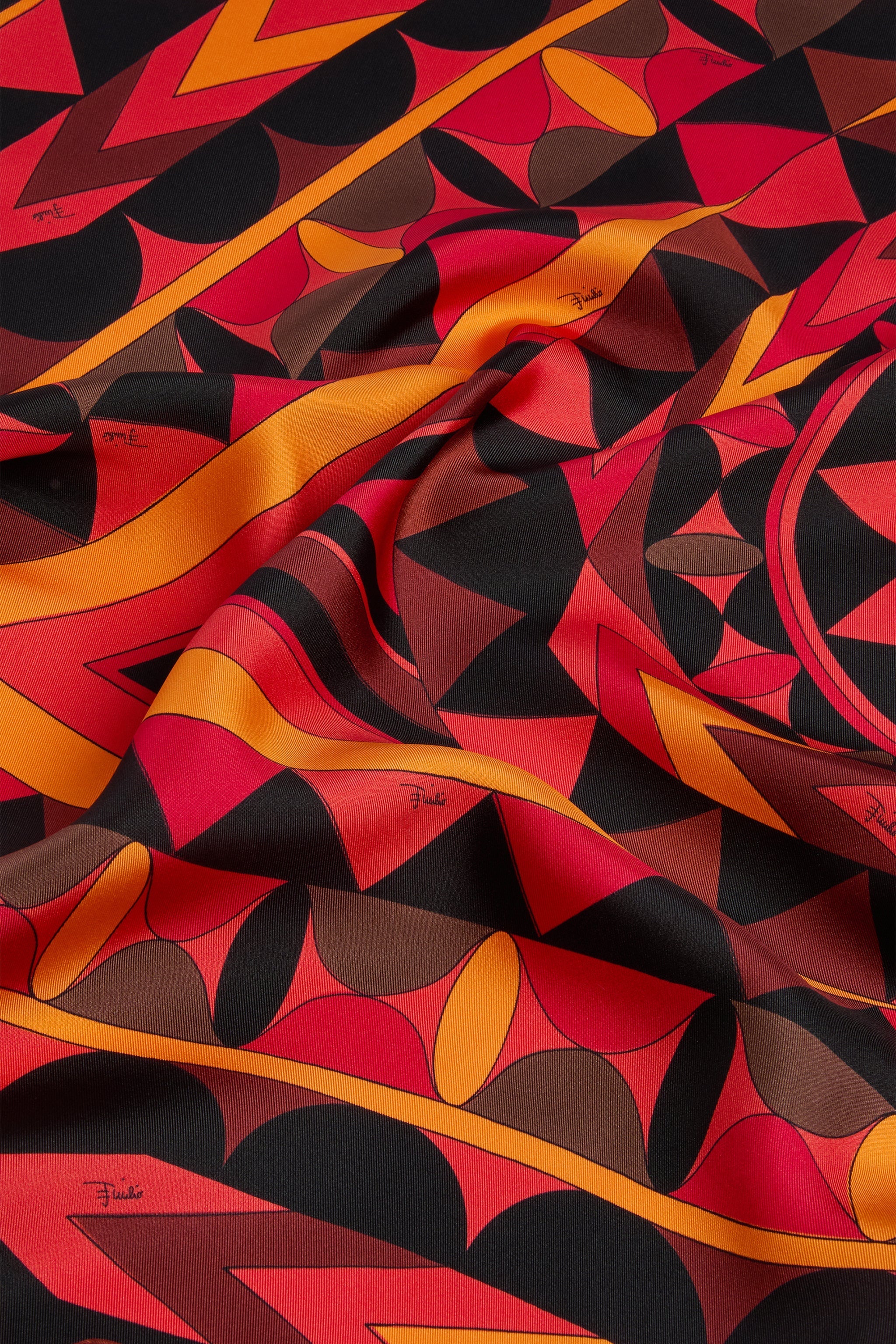 Manuba Print Silk Triangle Scarf
 WOMAN Pucci