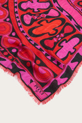 Soleil Print Wool and Silk Pashmina
 WOMAN Pucci