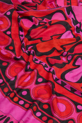 Soleil Print Wool and Silk Pashmina
 WOMAN Pucci
