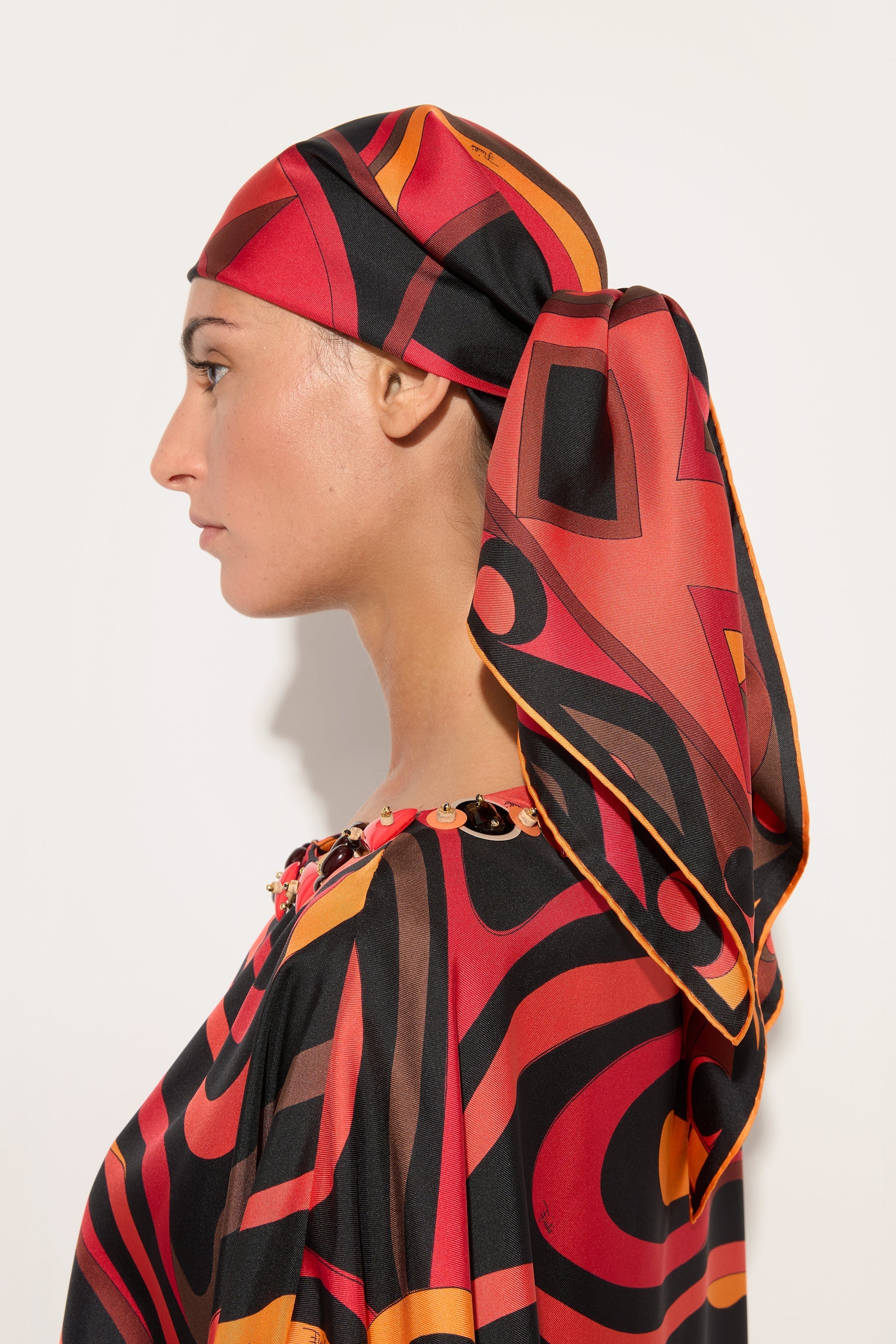 Bongo Print Silk Carrè
 WOMAN Pucci