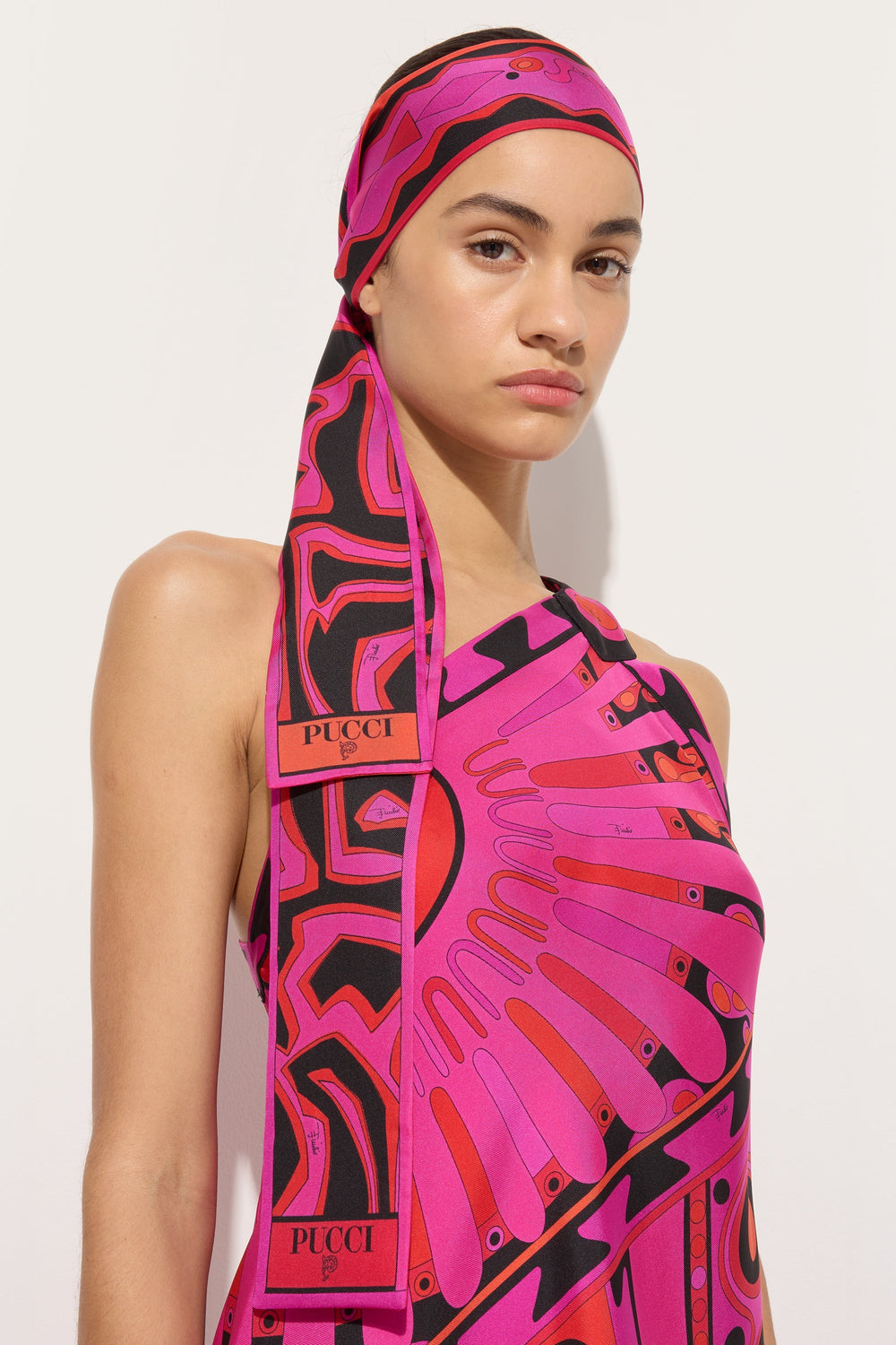 Mixed Print Silk Twill
 WOMAN Pucci