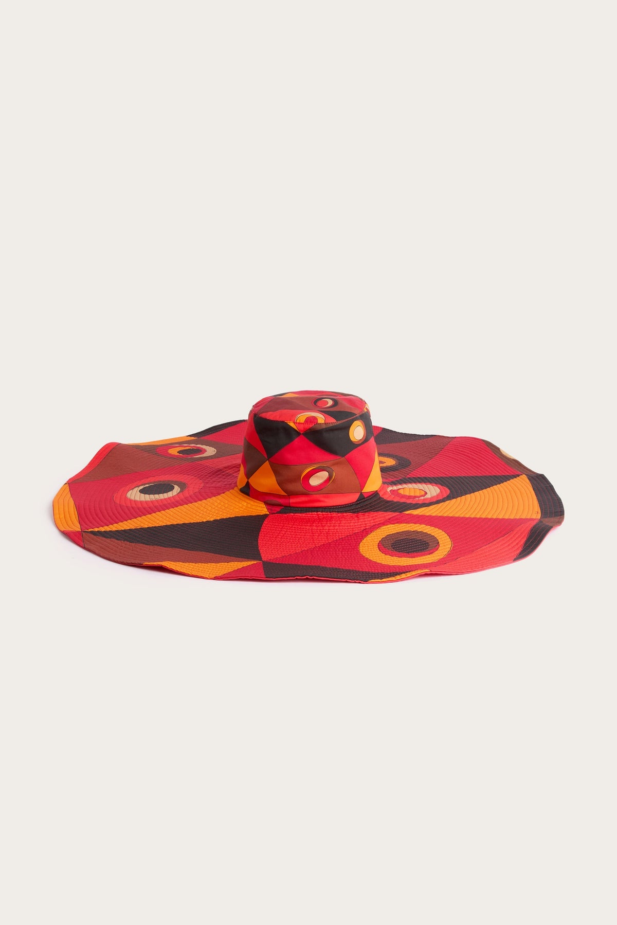 Occhi Print Wide-Brimmed Hat
 WOMAN|LIFESTYLE Pucci