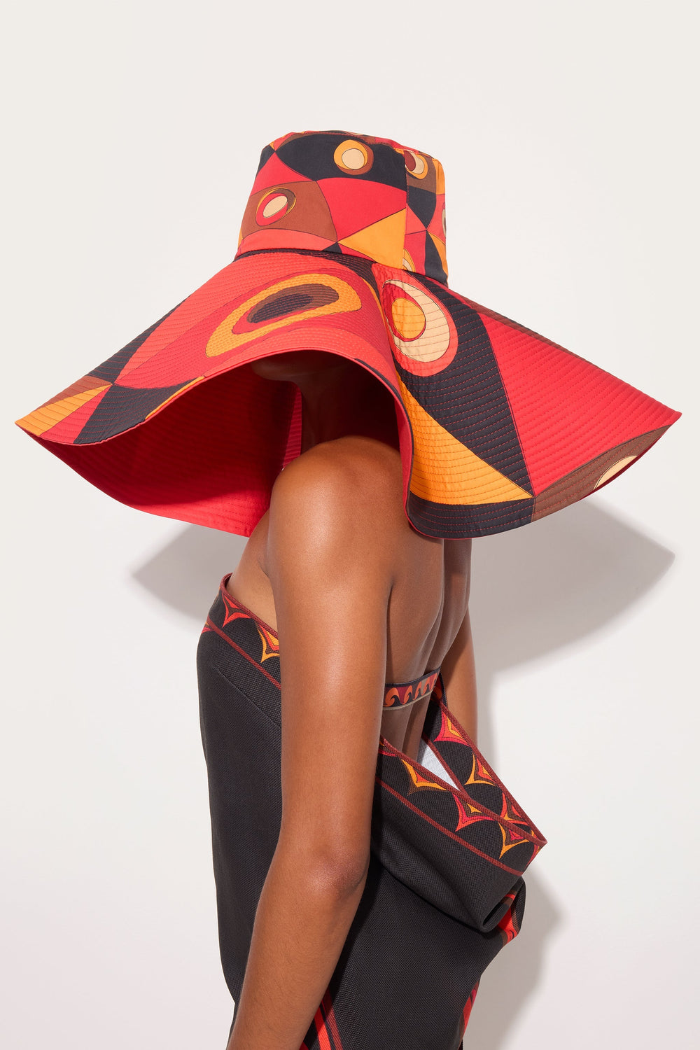 Occhi Print Wide-Brimmed Hat
 WOMAN|LIFESTYLE Pucci