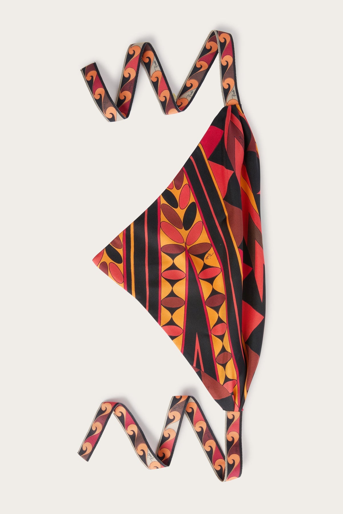 Manuba Print Silk Bandana
 WOMAN Pucci