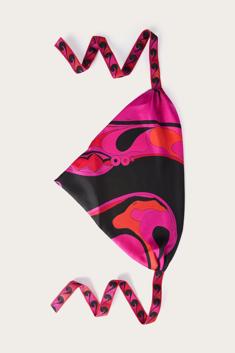 Orchidee Print Silk Bandana
 WOMAN Pucci