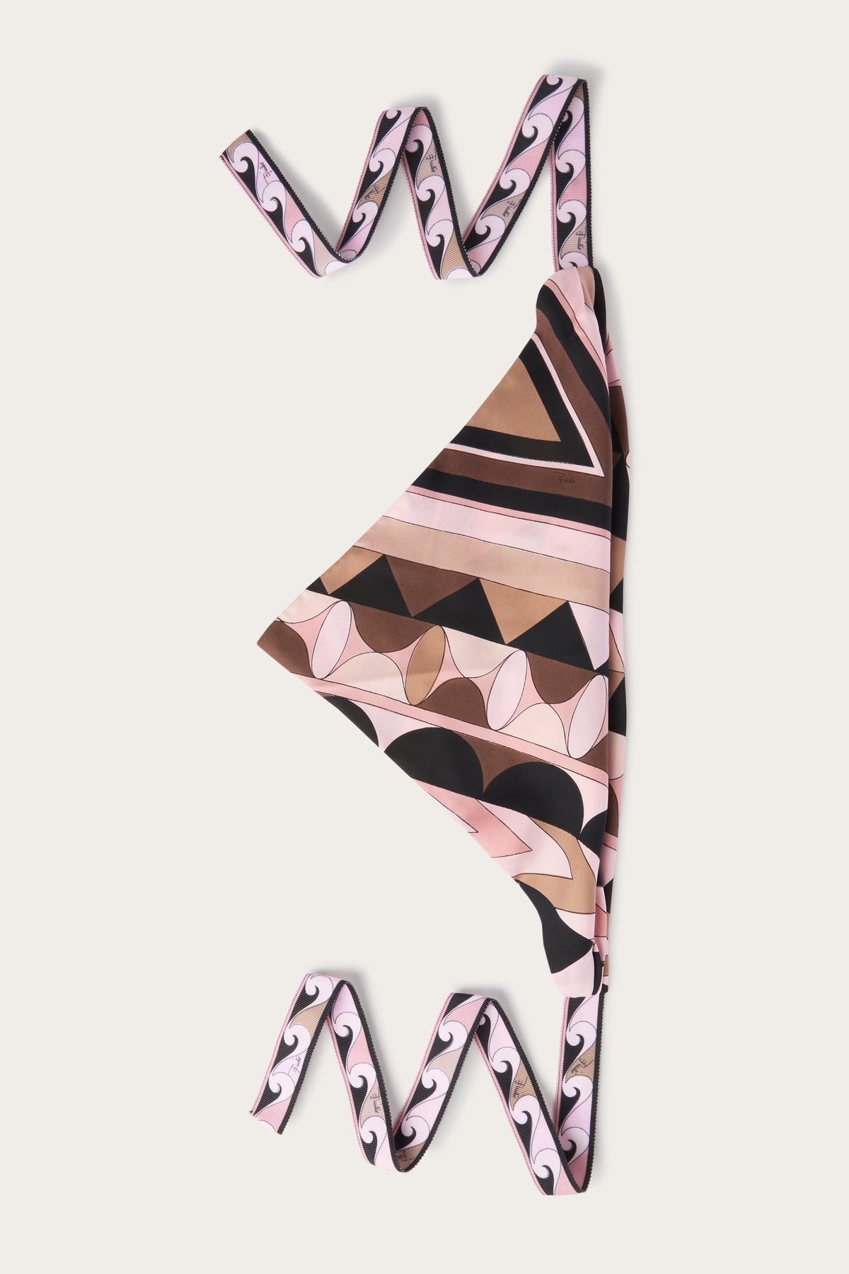 Manuba Print Silk Bandana
 WOMAN Pucci