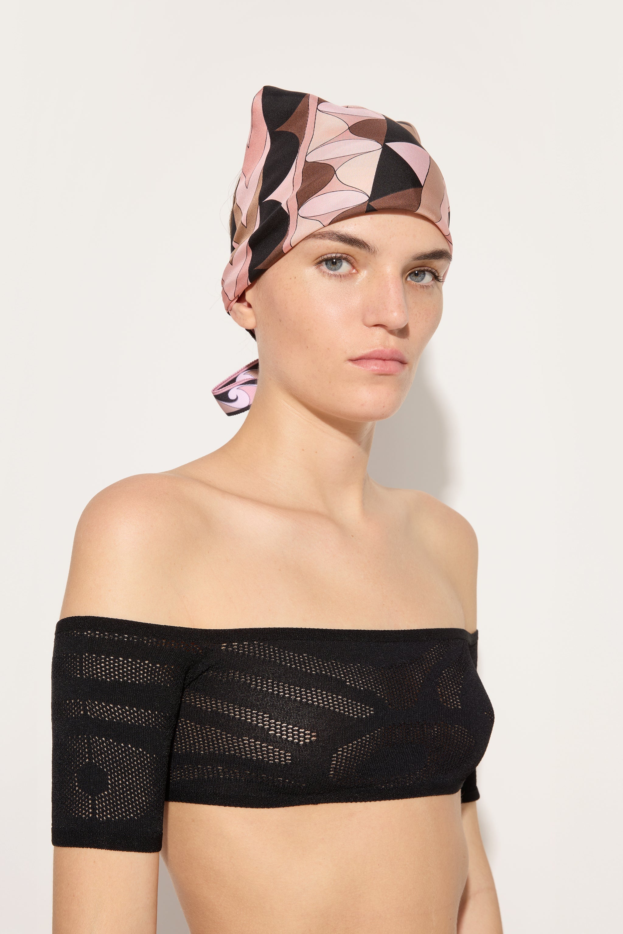 Manuba Print Silk Bandana
 WOMAN Pucci