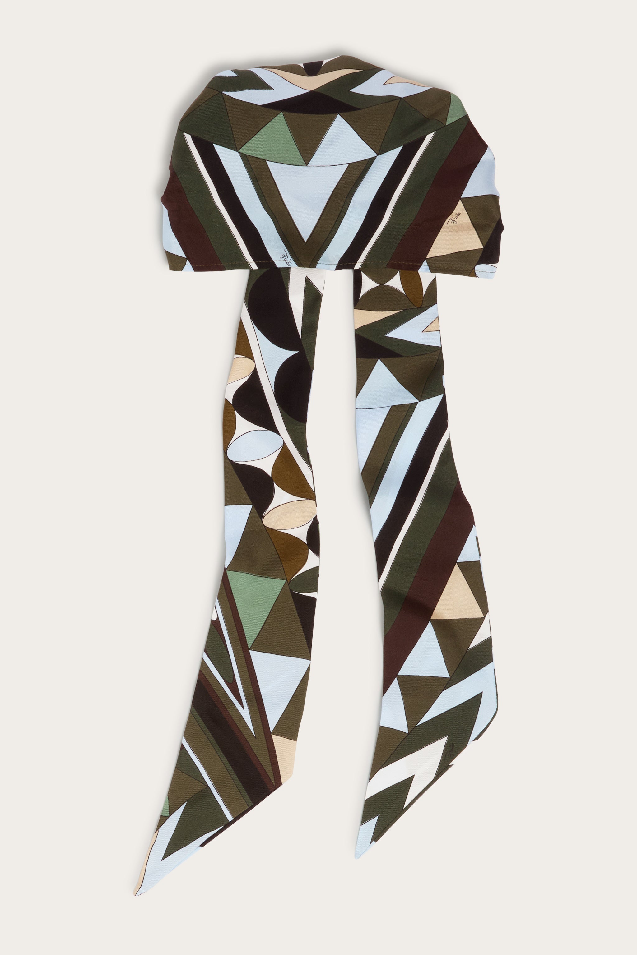 Manuba Print Silk Bandana Hat
 WOMAN Pucci