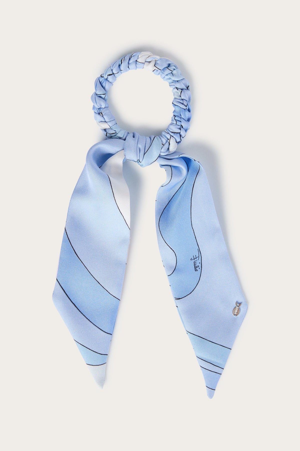 Silk Hair Tie with Foulard Detail
 WOMAN Pucci